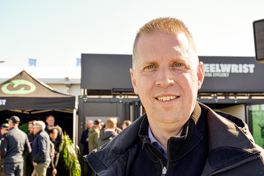 Karl Serneberg och de andra på Steelwrist hade mycket att visa på Bauma. Karl Serneberg och de andra på Steelwrist hade mycket att visa på Bauma.