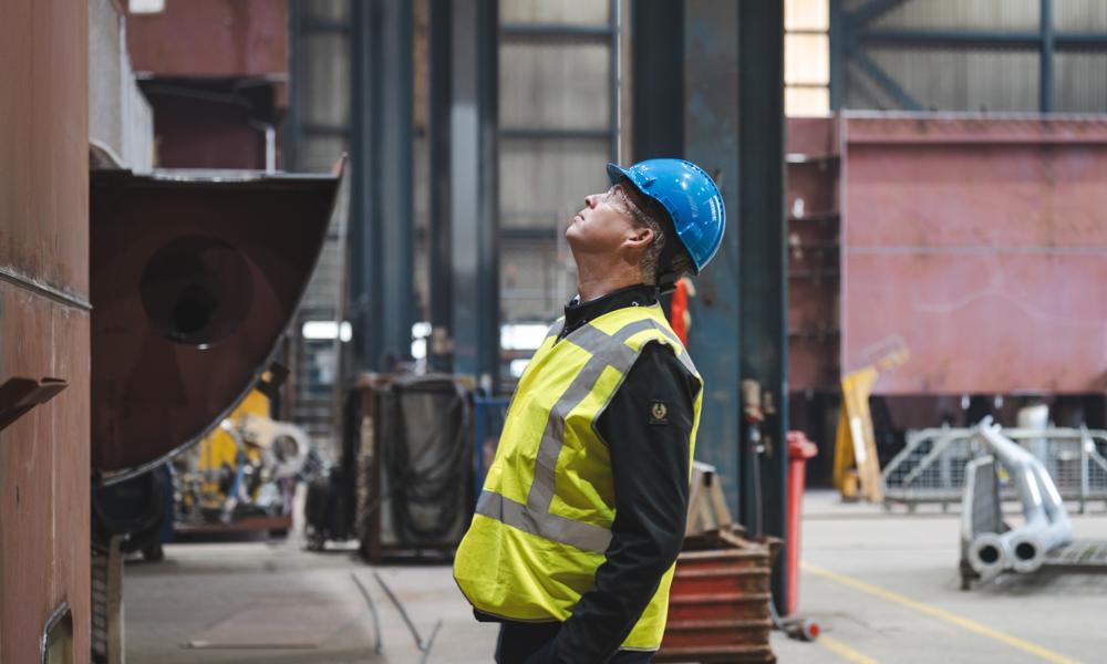 Greensand Futures kommende CO2 skib søsættes og navngives den 14. maj på værftet Royal Niestern Sander i Holland. Greensand Futures kommende CO2 skib søsættes og navngives den 14. maj på værftet Royal Niestern Sander i Holland.