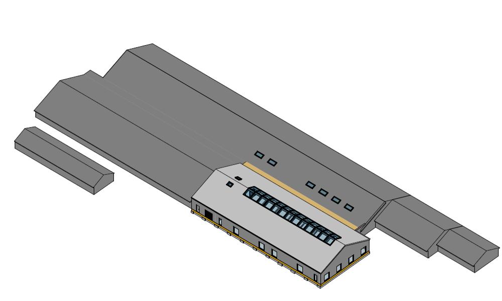 Eurotechnics nye udvidelse skal blandt andet bruges til at styrke box build-kapaciteten. Udvidelsen på 800 kvadratmeter er på illustrationen markeret med lysegrå. Eurotechnics nye udvidelse skal blandt andet bruges til at styrke box build-kapaciteten. Udvidelsen på 800 kvadratmeter er på illustrationen markeret med lysegrå.