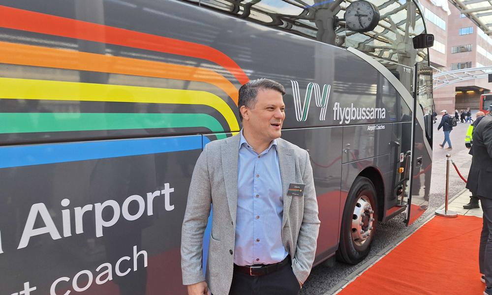 Zakaria Abna-Aissa, affärsområdesdirektör för kommersiell busstrafik på Vy. Zakaria Abna-Aissa, affärsområdesdirektör för kommersiell busstrafik på Vy.