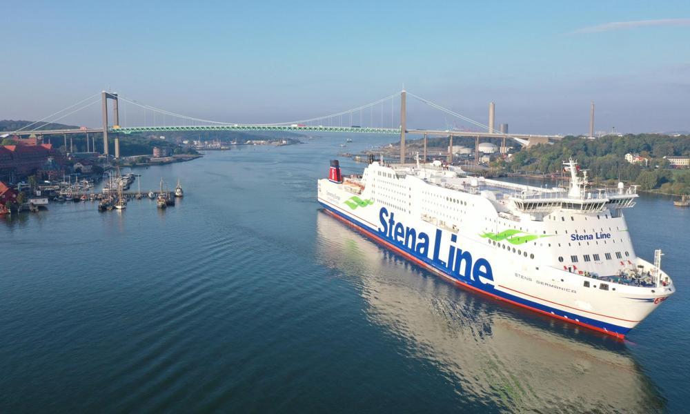 'Stena Germanica' var ét af to Stena Lin-fartøjer, der fik testet den nye teknologi. 'Stena Germanica' var ét af to Stena Lin-fartøjer, der fik testet den nye teknologi.