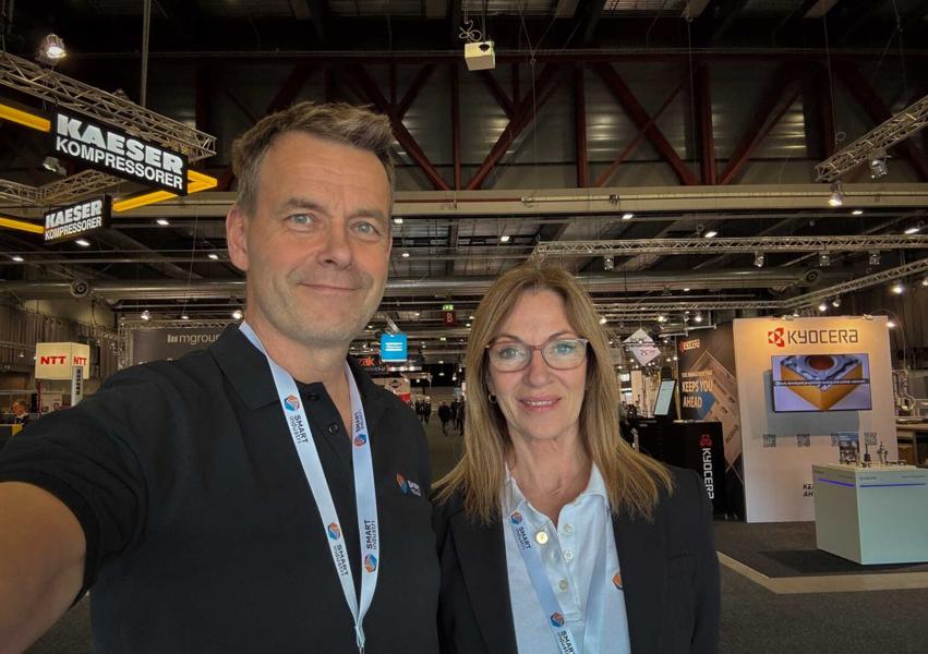 Kommunikasjonsansvarlig Jørn Søderholm og prosjektleder Bente Austad i SMART industri. Kommunikasjonsansvarlig Jørn Søderholm og prosjektleder Bente Austad i SMART industri.