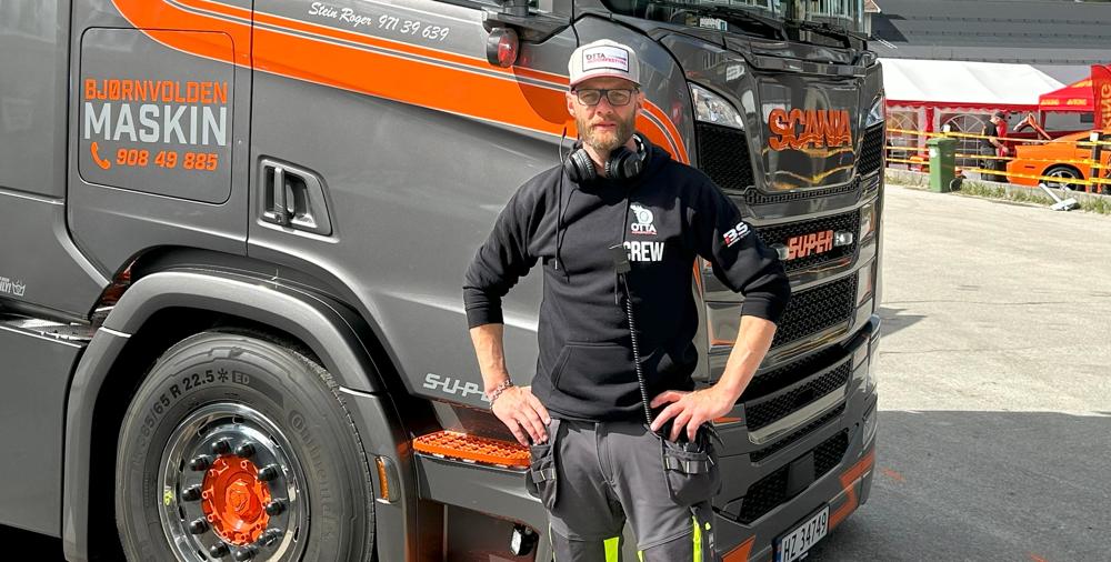 – Det har vært fullt kjør og god stemning, sier Trucker-sjef Stein Roger Seidelin. – Det har vært fullt kjør og god stemning, sier Trucker-sjef Stein Roger Seidelin.