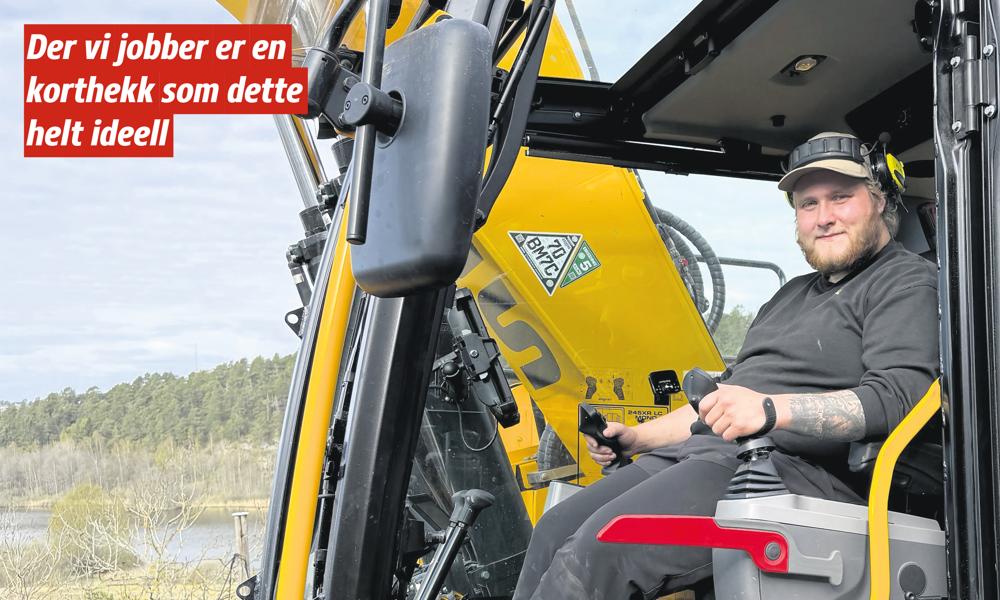 I serien Etter noen timer møter du maskinfører Mikkel Bjerknes fra Østlandske Entreprenør Service AS. I serien Etter noen timer møter du maskinfører Mikkel Bjerknes fra Østlandske Entreprenør Service AS.