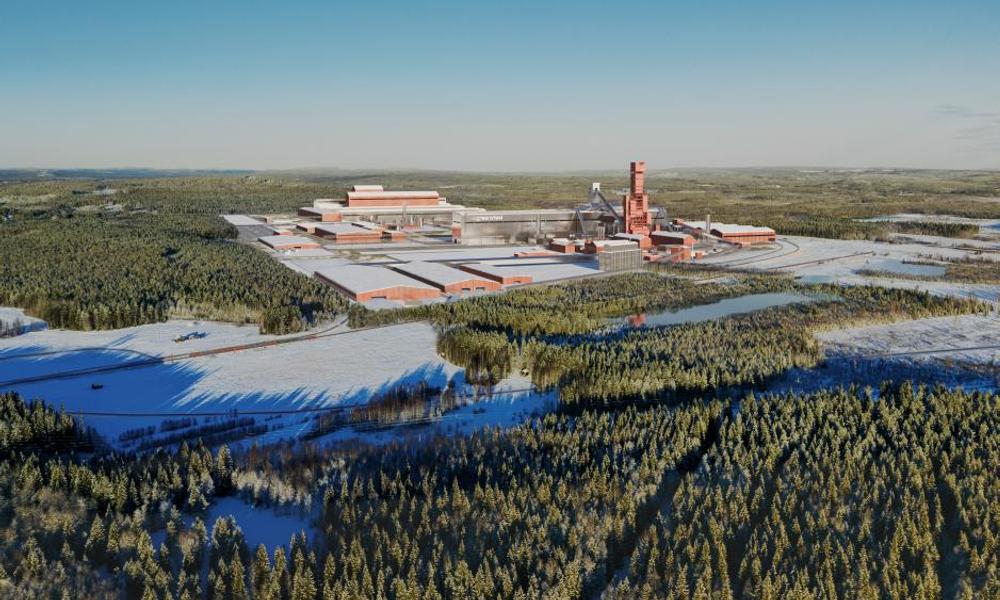 Fossilfritt: I Boliden nord i Sverige bygger Stegra sin nye fossilfrie stålfabrikk. Fossilfritt: I Boliden nord i Sverige bygger Stegra sin nye fossilfrie stålfabrikk.