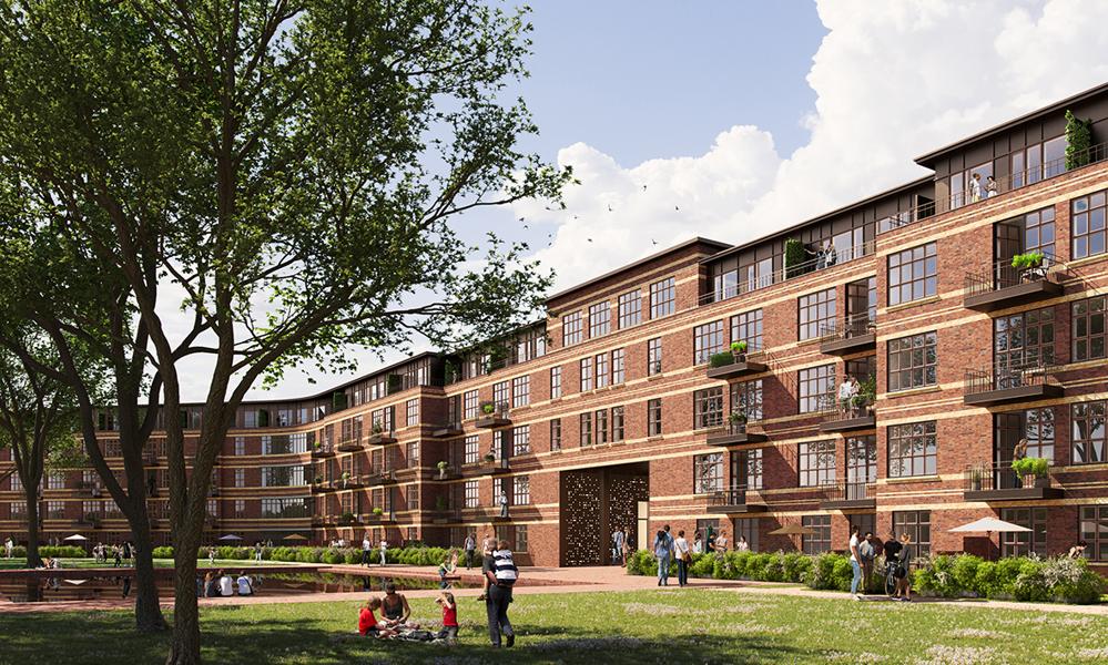 Den historiske sengebygning er tegnet i 1935 af Axel Høeg-Hansen og sætter, sammen med de øvrige bygninger omkring Amtssygehuset, den arkitektoniske linje. Eksempelvis med den kendte røde tegl og det karakteristiske gule bånd i facaden. Den historiske sengebygning er tegnet i 1935 af Axel Høeg-Hansen og sætter, sammen med de øvrige bygninger omkring Amtssygehuset, den arkitektoniske linje. Eksempelvis med den kendte røde tegl og det karakteristiske gule bånd i facaden.