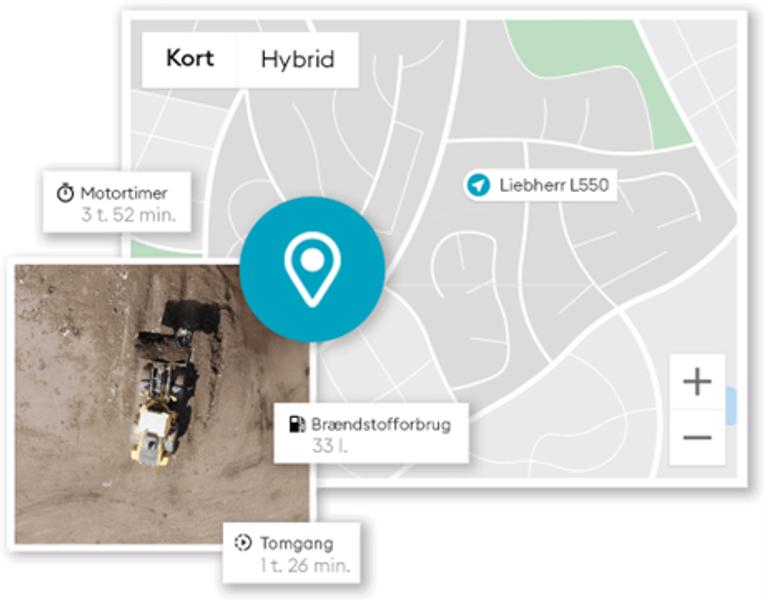 Store maskiner på byggepladsen står ifølge Clevertracks målinger i tomgang i 30-40 % af deres levetid. Store maskiner på byggepladsen står ifølge Clevertracks målinger i tomgang i 30-40 % af deres levetid.