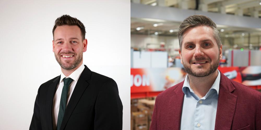 Administrerende direktør i Würth Norge, Gøran Mago Ramstad t.v og salgsdirektør i Würth Norge, Johan Øberg. Administrerende direktør i Würth Norge, Gøran Mago Ramstad t.v og salgsdirektør i Würth Norge, Johan Øberg.