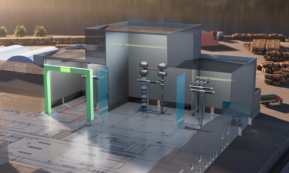 Den framtida byggnaden hos Hitachi Energy i Ludvika. Den framtida byggnaden hos Hitachi Energy i Ludvika.