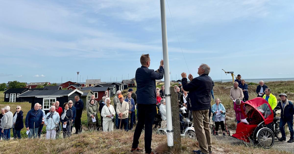 Det hvide og det blå flag vajer igen i år over strand og havn i Asaa ...