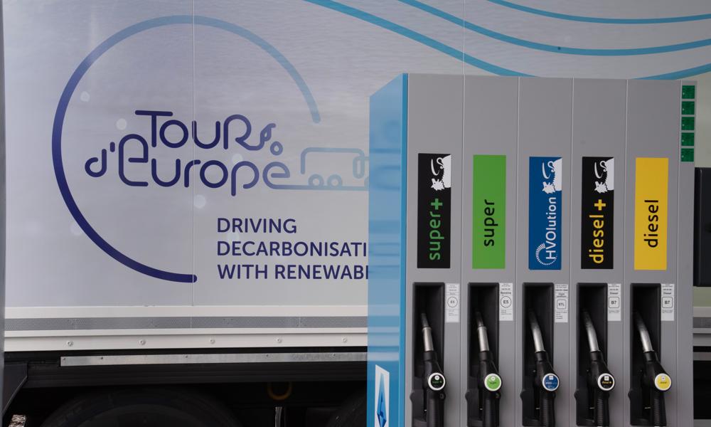Tour d'Europe sætter fokus på grønne brændstoffer i en kampagne i flere europæiske lande. Tour d'Europe sætter fokus på grønne brændstoffer i en kampagne i flere europæiske lande.