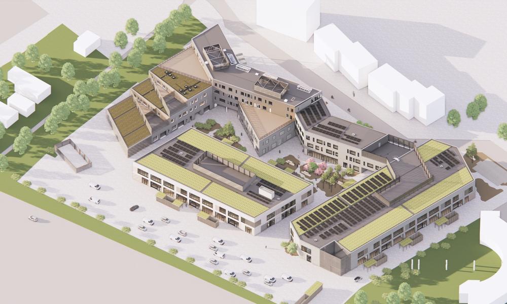 Udvidelsen af Roskilde Tekniske Skole sker efter en plan fra arkitektfirmaet Christensen & Co. Udvidelsen af Roskilde Tekniske Skole sker efter en plan fra arkitektfirmaet Christensen & Co.
