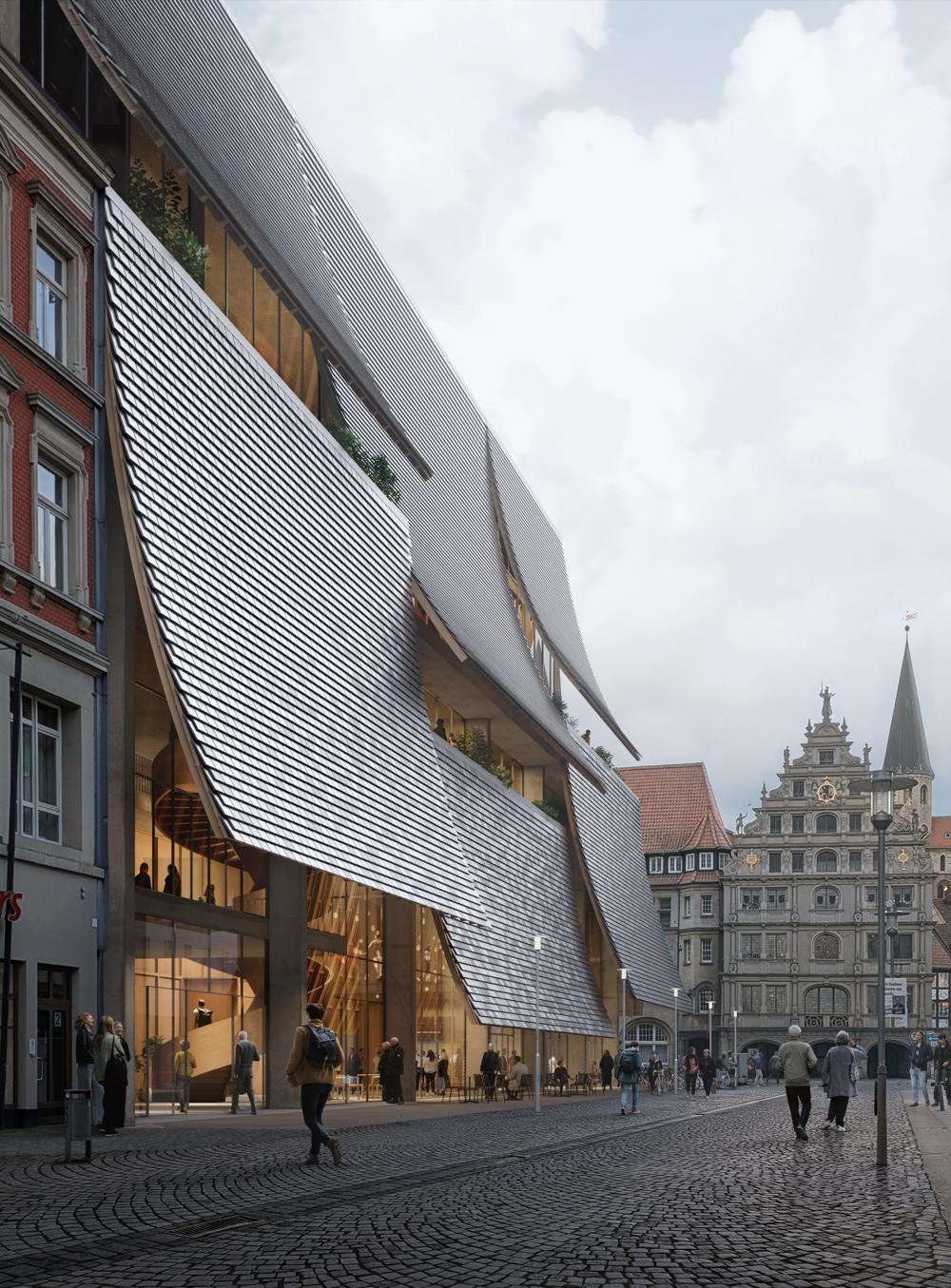 Haus der Musik er et nyt musikalsk og kulturelt omdrejningspunkt i den tyske by Braunschweig, som er en transformation af et Karstadt stormagasin fra 70’erne. På knapt 18.000 kvm. Adept vandt opgaven 31. juli 2025. Haus der Musik er et nyt musikalsk og kulturelt omdrejningspunkt i den tyske by Braunschweig, som er en transformation af et Karstadt stormagasin fra 70’erne. På knapt 18.000 kvm. Adept vandt opgaven 31. juli 2025.