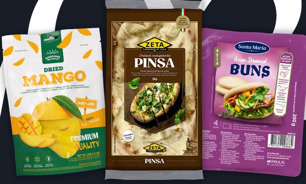 Här är de tre finalisterna till Årets dagligvara. Zeta Pinsa vann. Här är de tre finalisterna till Årets dagligvara. Zeta Pinsa vann.