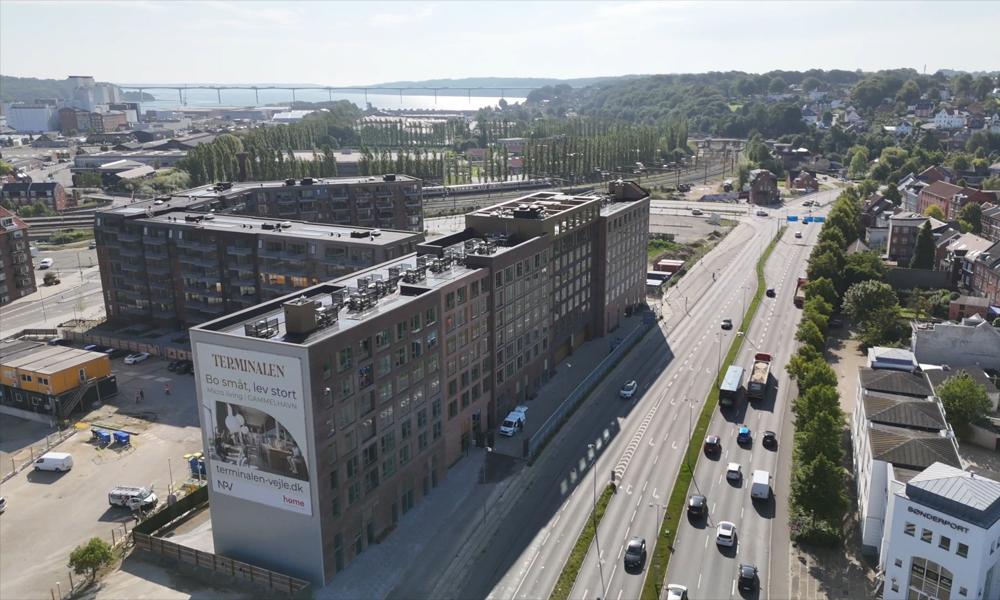 De i alt 543 boliger er første del af Gammelhavn i Vejle. De i alt 543 boliger er første del af Gammelhavn i Vejle.