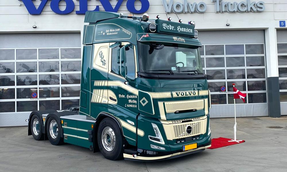 Volvo FH540 Aero til Melby Vognmandsforretning. Volvo FH540 Aero til Melby Vognmandsforretning.