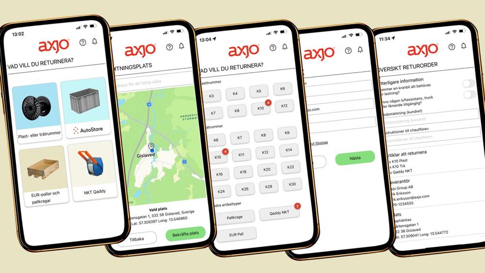 Axjos retursystem är det enda i sitt slag på den svenska marknaden. Axjos retursystem är det enda i sitt slag på den svenska marknaden.