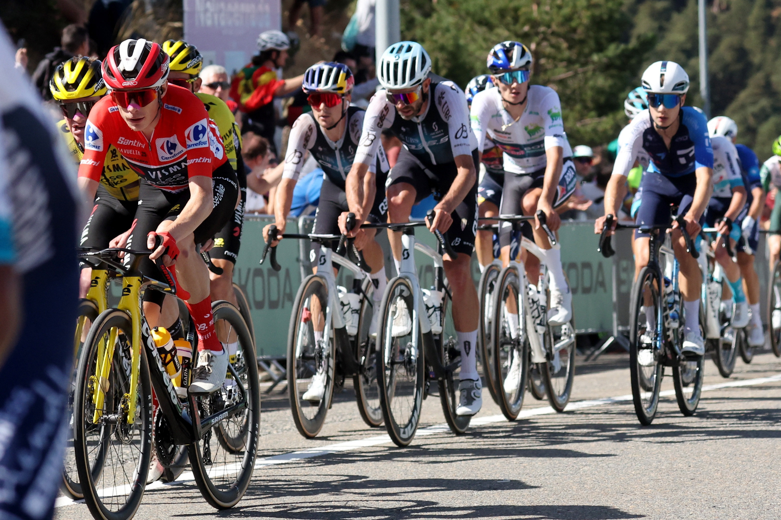 Jonas Vingegaard blizu zmage na dirki Vuelta a España 2025 po zmagi na predzadnji etapi