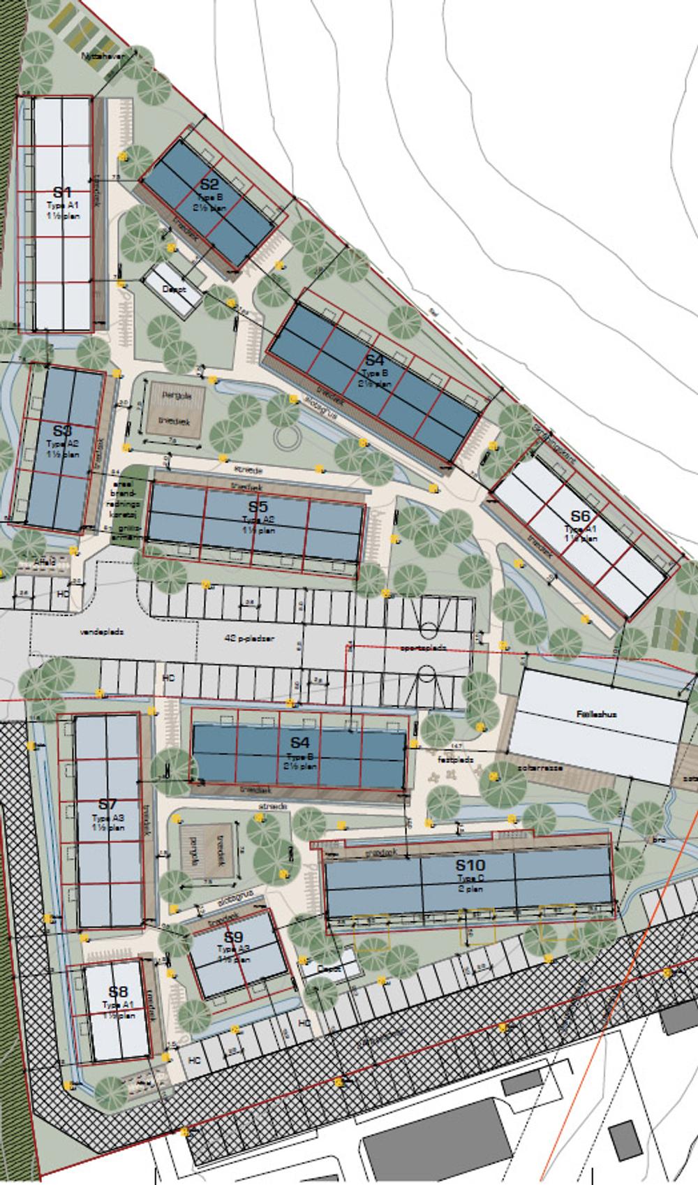 Langehøjen-projektet i Trekroner i Roskilde tæller 44 boliger plus et fælleshus. Langehøjen-projektet i Trekroner i Roskilde tæller 44 boliger plus et fælleshus.