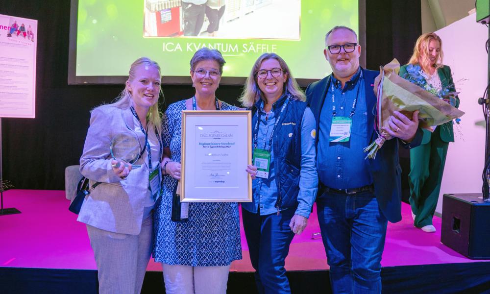 Ica Kvantum Säffle har Årets äggavdelning i Svealand. Ica Kvantum Säffle har Årets äggavdelning i Svealand.