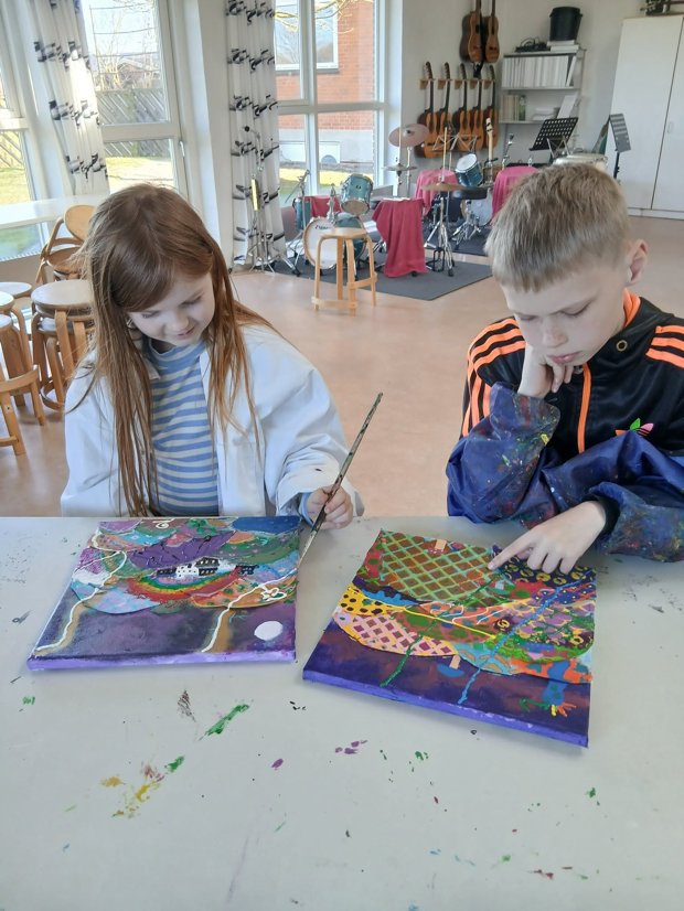 Farvefest Elever P Thorup Klim Skole Maler I Kendt Malers Fodspor farvefest-elever-p-thorup-klim-skole-maler-i-kendt-malers-fodspor