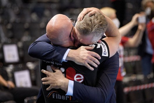 Aalborg Håndbold mødte onsdag aften Flensburg-Handewitt i den anden kvartfinale i Champions League i Flens Arena i Tyskland. <i>Foto: Henrik Bo</i>