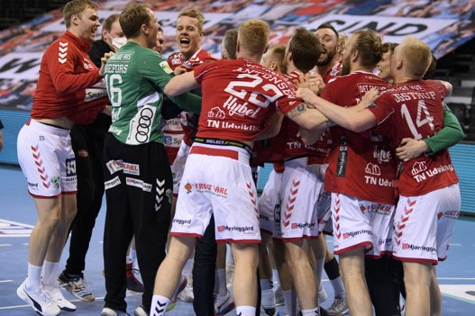 Aalborg Håndbold mødte onsdag aften Flensburg-Handewitt i den anden kvartfinale i Champions League i Flens Arena i Tyskland. <i>Foto: Henrik Bo</i>