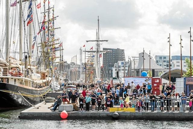Seneste Aalborg Regatta var i 2018, sidste år var det The Tall Ships Races, der satte sit præg på Havnefronten. Arkivfoto: Laura Guldhammer