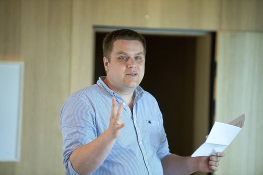 - Det her er ikke et museum for korn. Vi skal tage aktivt del i udviklingen af det fødevarelandskab, der ligger foran os. Vi skal være med til at tegne fremtiden for dansk madkultur, sagde Johannes Vestergaard, der er ansat som centerleder for Kornets Hus.