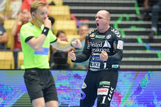 Aalborg håndbold og Mors Thy mødtes i finalen i Final 4 i Boxen i Herning. Foto: Bente Poder