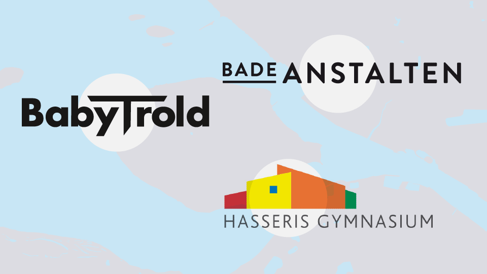 Babytrold og Badeanstalten er blandt de virksomheder, som borgerbevægelse opfordrer til boykot af. Hasseris Gymnasium har meldt sig ud af Aalborg Alliancen. Illustration: Christian Made Hagelskjær