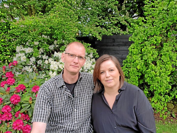 Lars og Sara Tornøe bliver det nye forstanderpar for efterskolen, der kommer til at ligge i Tranum. Privatfoto