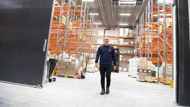 RareWine Invest og søsterselskabet RareWine Trading deler det topsikrede lager i Vester Hassing. Koncernen er stiftet af Rasmus Nielsen. <i>Foto:Henrik Simonsen</i>