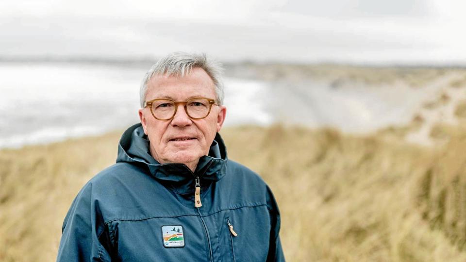 Torben Juul-Olsen har været formand for nationalparkens bestyrelse i fire år, nu er han udpeget til fire år mere på posten. Foto: Nationalpark Thy