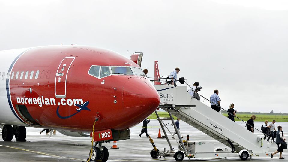 Ifølge Anklagemyndigheden har seks ansatte i Aalborg Lufthavn gjort sig skyldige i databedrageri over for Norwegian. Torsdag sad den første af de tiltalte på anklagebænken. <i>Arkivfoto: Claus Søndberg</i>