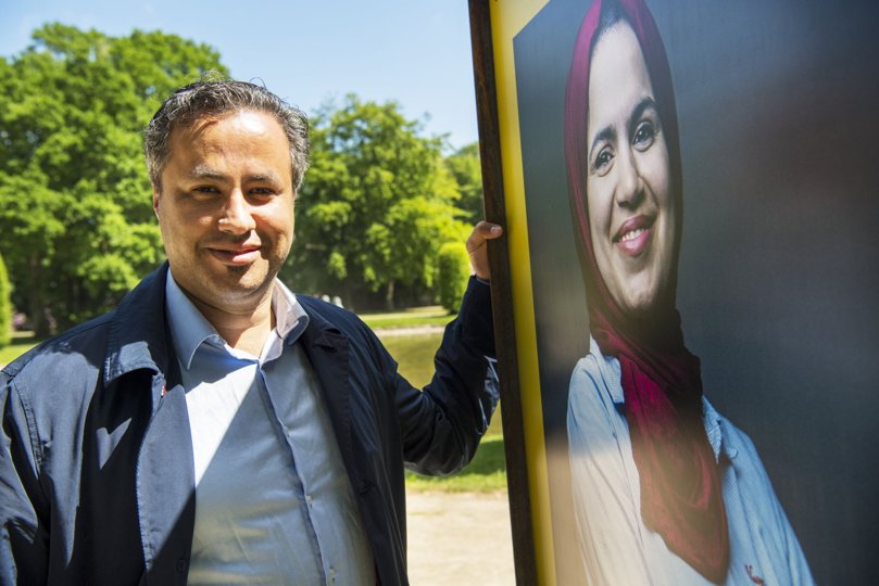 Når vi hører om Mellemøsten i medierne, handler det ofte om krig og flygtninge, men der ulmer masser af initiativer og håb blandt landenes unge, der kæmper for at ændre deres lande indefra. En ny portrætudstilling i Kildeparken maner nogle af stereotyperne til jorden. Foto: Kim Dahl Hansen <i>Foto: Kim Dahl Hansen</i>