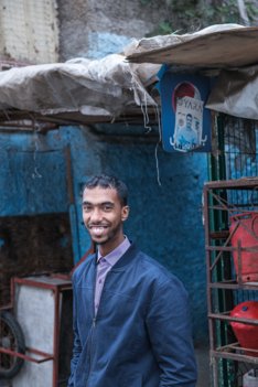 Abdellatif-El-Kanbech, 25 år, er feminist og har rejst rundt og informeret kvinder i hele Marokko om deres rettigheder. Foto: Bakir Mohammed - Good People <i>Photo by Bakir Mohammed - Good p</i>