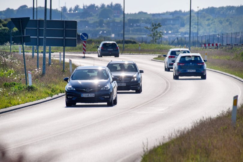 Trafikforsker har et bud på, hvad der er gået galt på Egnsplanvej, der har vist sig at være underdimensioneret, selvom den kun har få år på bagen. Arkivfoto: Torben Hansen