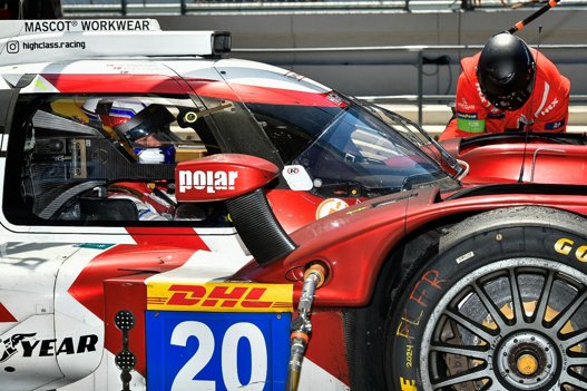 Anders Fjordbach bag rattet i High Class-raceren, som han endnu engang leverede en fremragende start i. Samlet set sluttede High Class Racing som nummer 12 blandt de 32 startende. Det rakte til en 9. plads i LMP2-feltet - og altså en tredjeplads blandt de fem i P/A-feltet. Foto: Chris Verheulen