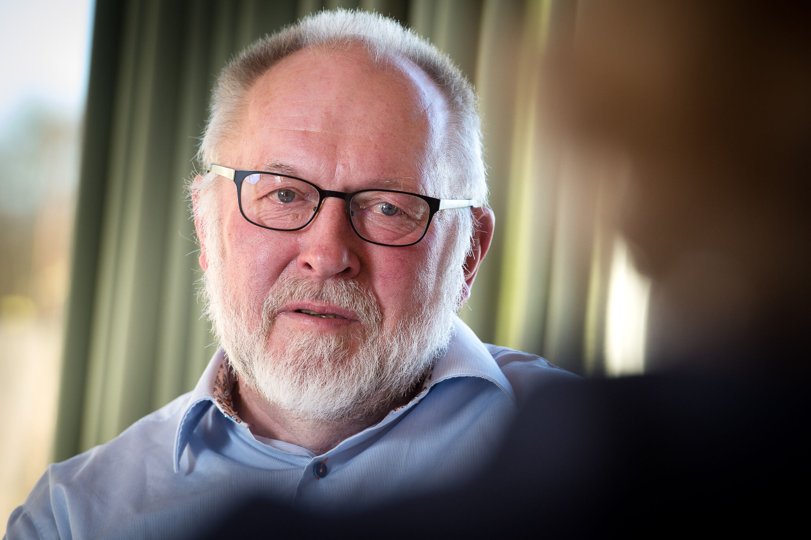 Claus Grymer er lige nu aktuel med romanen "Faderen, sønnen og nåden", der omhandler forholdet mellem far og søn. Arkivfoto. <i>Bo Lehm</i>
