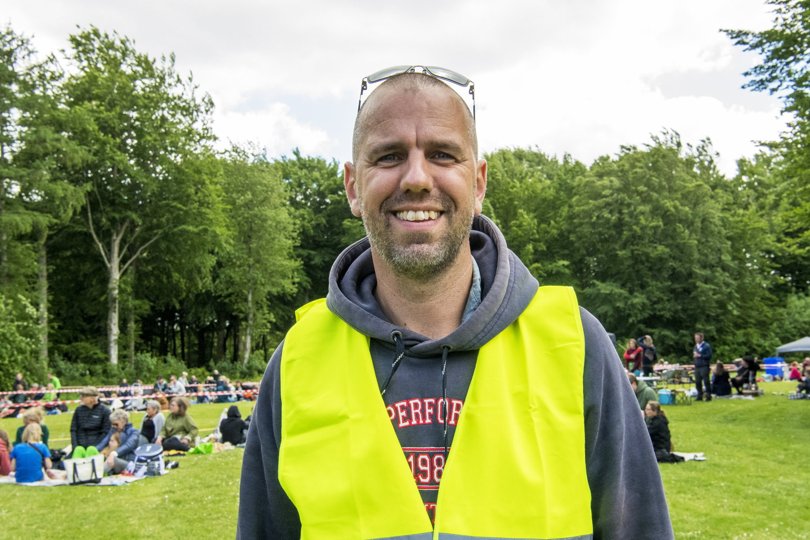 Anders Hoffgaard er initiativtager og med i den lille arrangørgruppe, som lørdag lancerede Skørping Midsommer Lounge.Foto: Kim Dahl Hansen