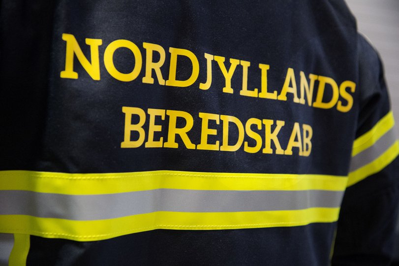 Nordjyllands Beredskab rykkede fredag morgen ud til en mulig gasbrand ved Hjørring. Arkivfoto <i>Pressefotograf    Peter Moerk</i>