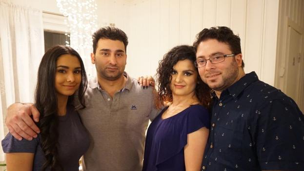 De fire Karim-søskende: Suzan, Sohrab, Ghazal og Siawash. Privatfoto