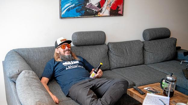 En stille stund i hjørnesofaen... Foto: Kim Dahl Hansen