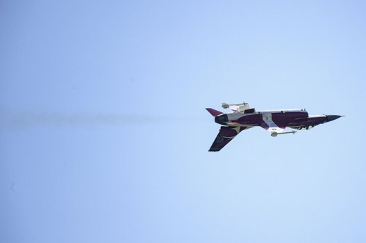 Piloterne er blandt de bedste i Danmark, og øvelserne er led i deres træning. Foto Claus Søndberg