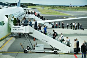 Udenrigs trækker fremgang i Aalborg Lufthavn