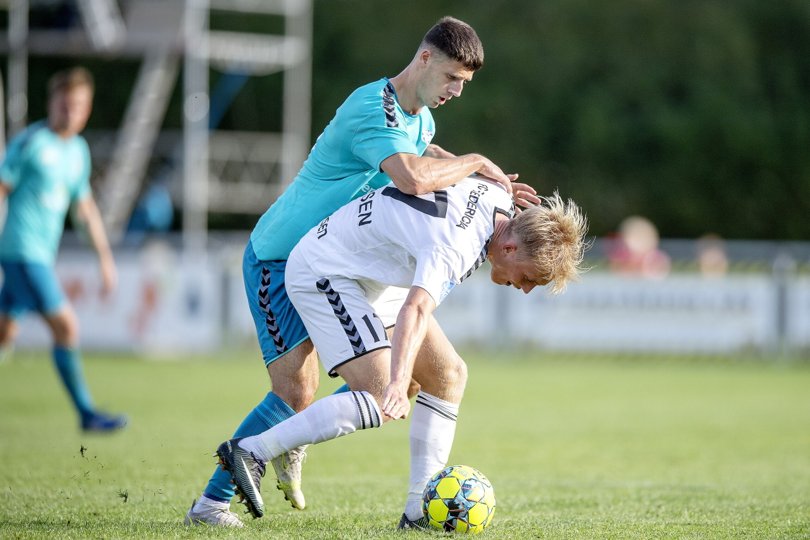 Både Hobro og Jammerbugt har brug for de tre point i det nordjyske lokalopgør. Arkivfoto: Lars Pauli <i>Foto: Lars Pauli</i>