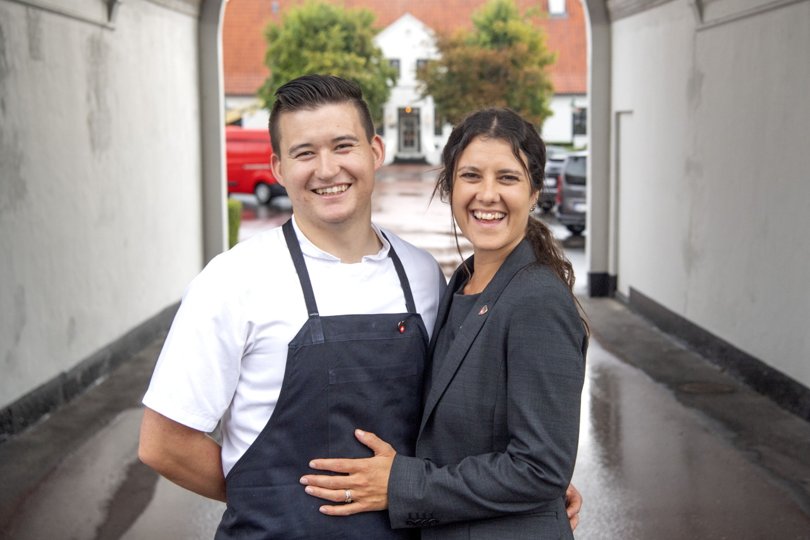Nadia Bach og Christian Nurup står for den daglige ledelse af Hotel Scheelsminde og Restaurant Bühlmann. Foto: Henrik Louis <i>Foto:Henrik Simonsen</i>