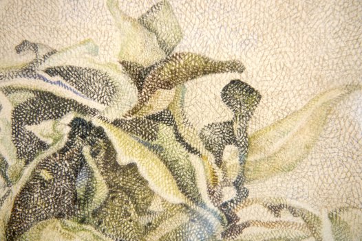 Detalje i en af Karin Birgitte Lunds tegninger. <i>Bo Lehm</i>
