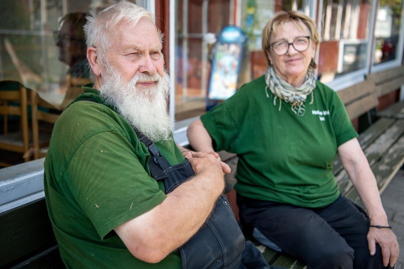 Kristian og Kirsten Rasmussen har drevet Hobro Mini Zoo i 14 år. Foto: Henrik Bo <i>Foto: Henrik Bo</i>